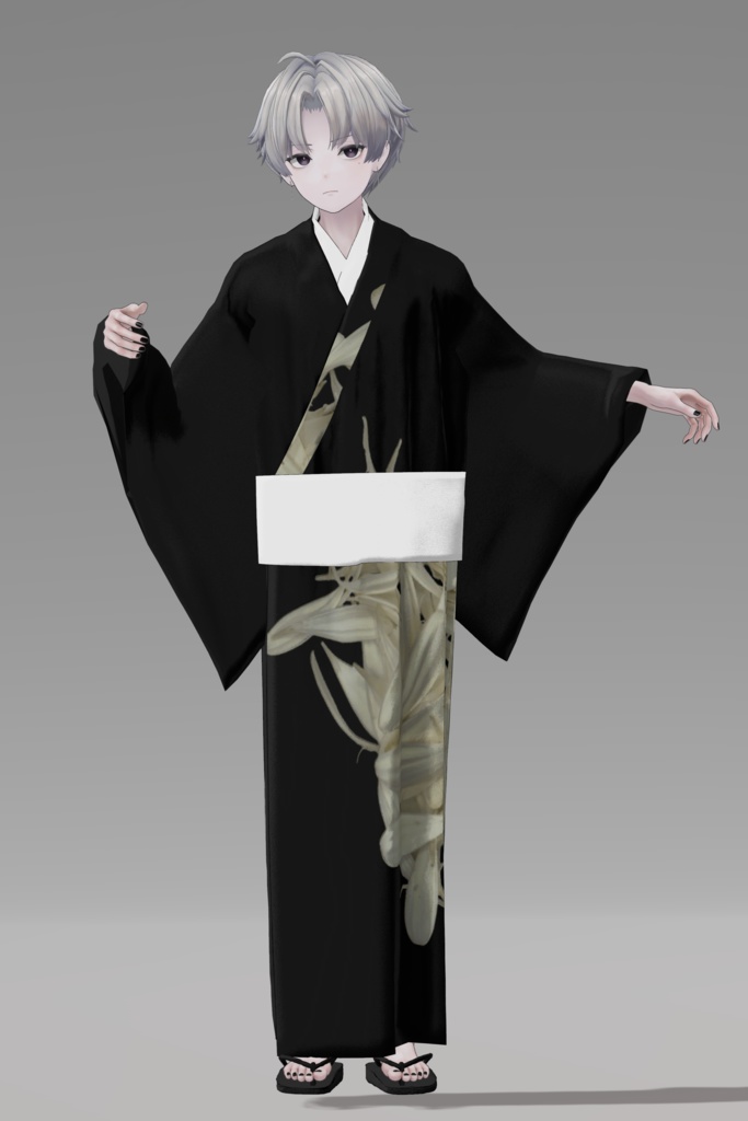 +Head対応衣装モデル kimono