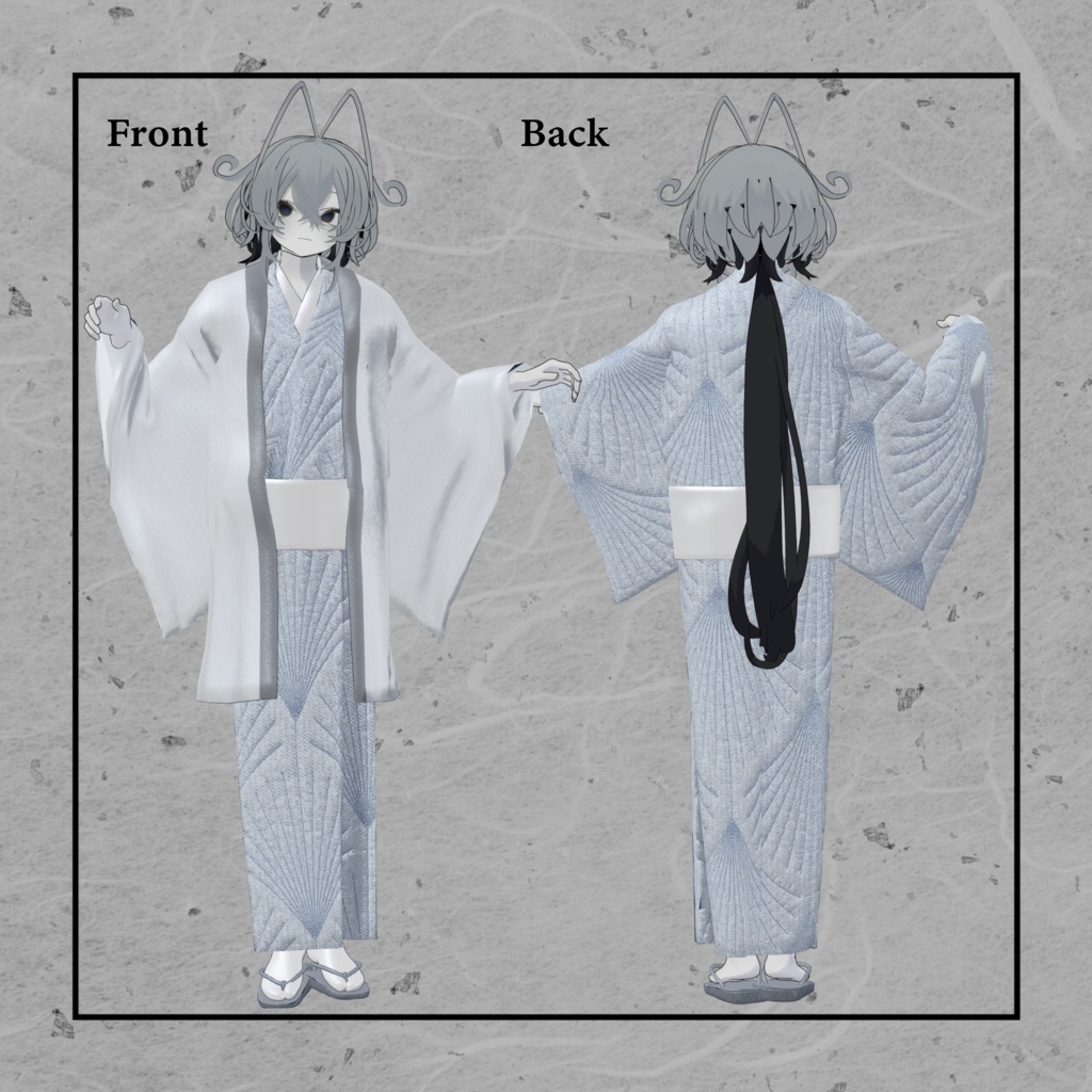 +Head対応衣装モデル kimono