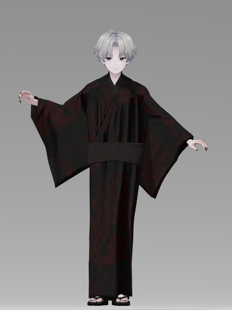 +Head対応衣装モデル kimono