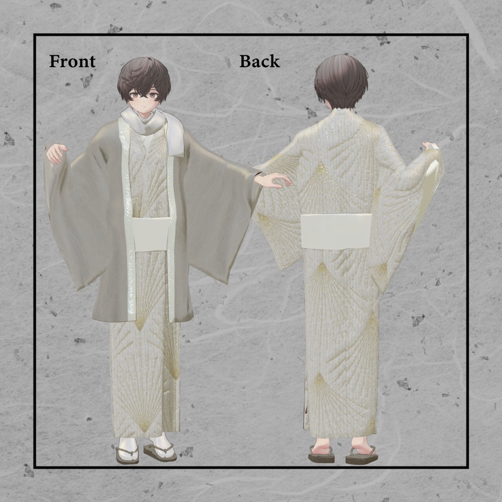 +Head対応衣装モデル kimono
