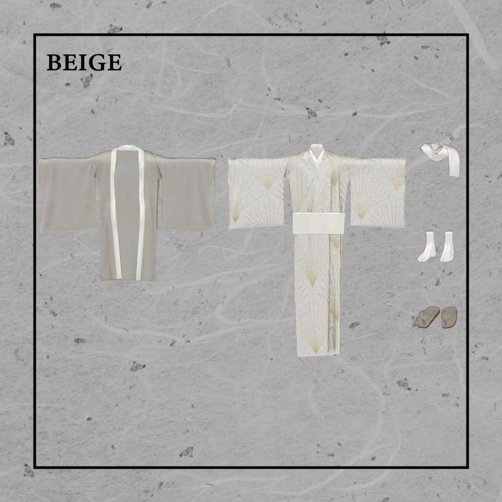 +Head対応衣装モデル kimono