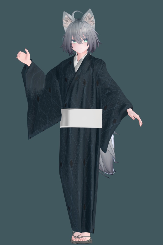 +Head対応衣装モデル kimono