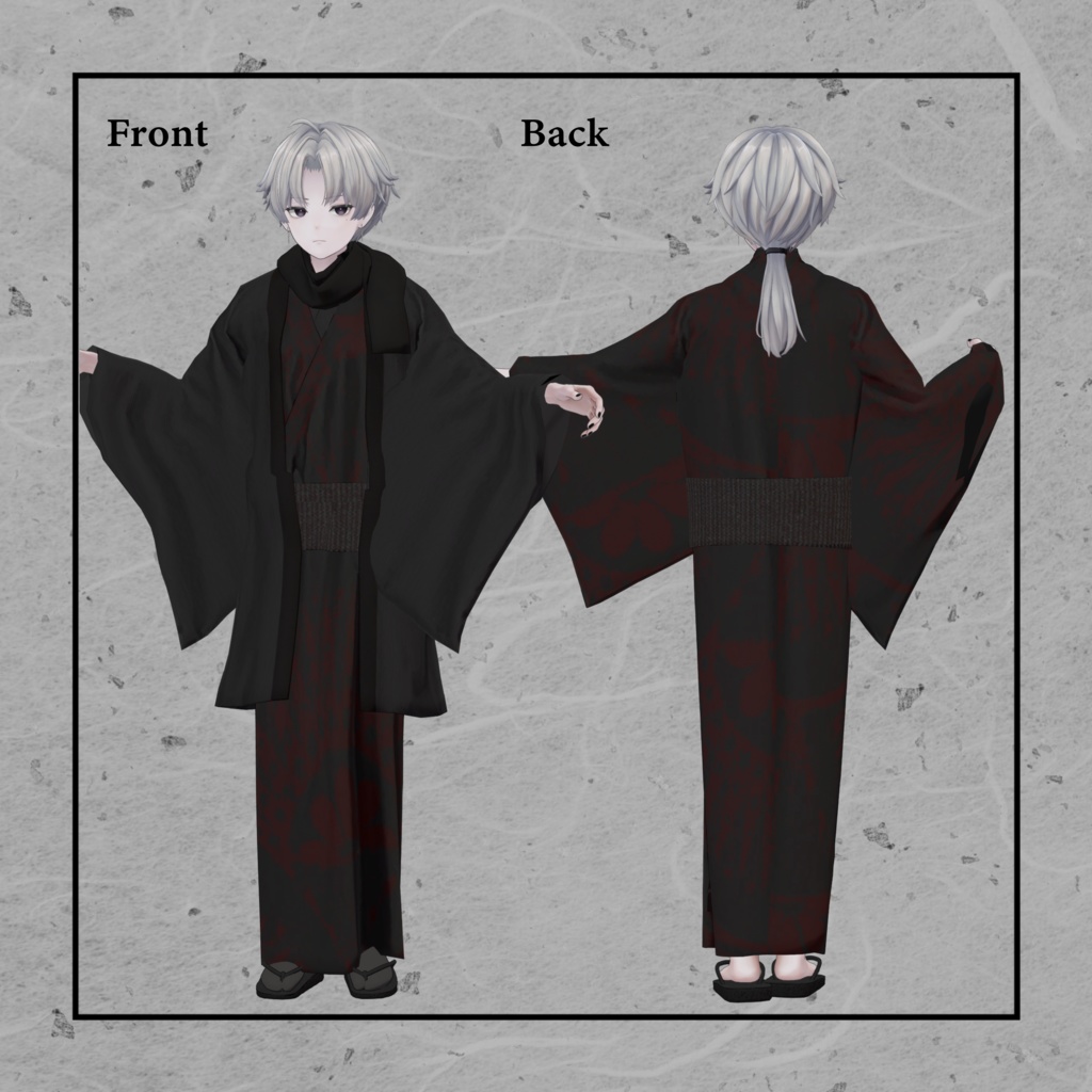 +Head対応衣装モデル kimono