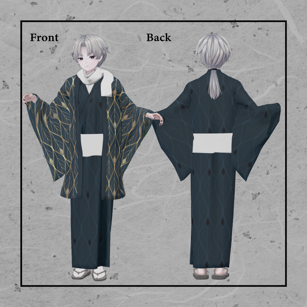 +Head対応衣装モデル kimono