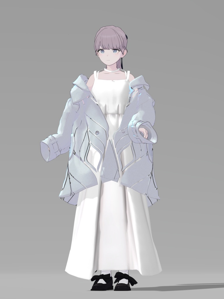 +Head / Lapwing対応衣装モデル Drop Shoulder Trench