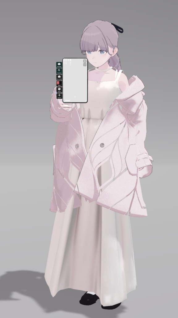 +Head / Lapwing対応衣装モデル Drop Shoulder Trench