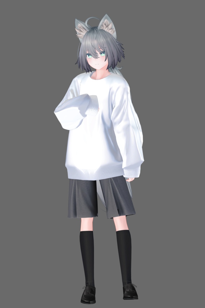 +Head対応衣装モデル Oversized Pullover