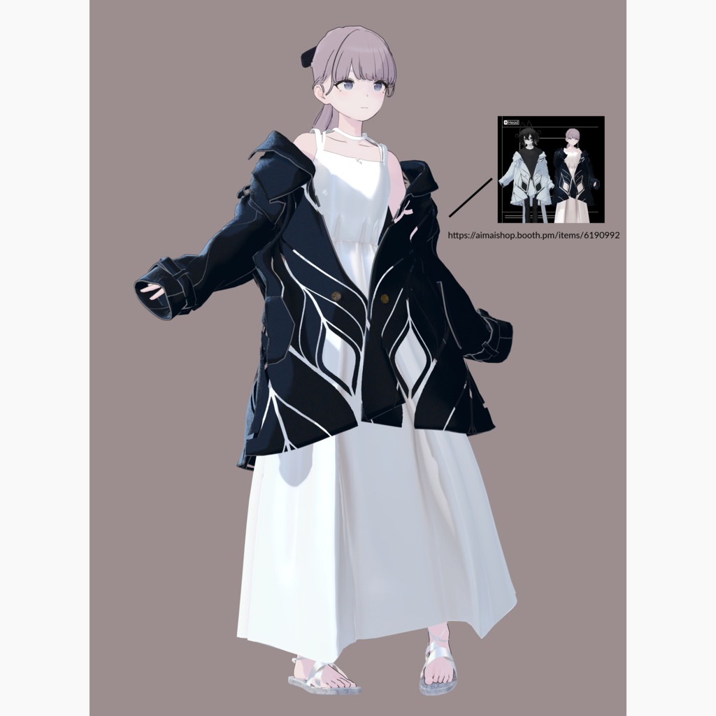 Grus/Lapwing/あのめあ対応 Long Camidress