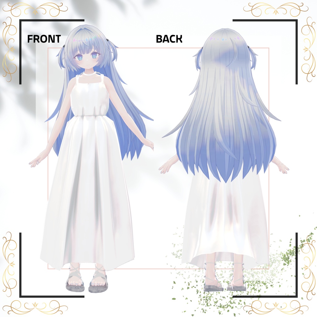 Grus/Lapwing/あのめあ対応 Long Camidress