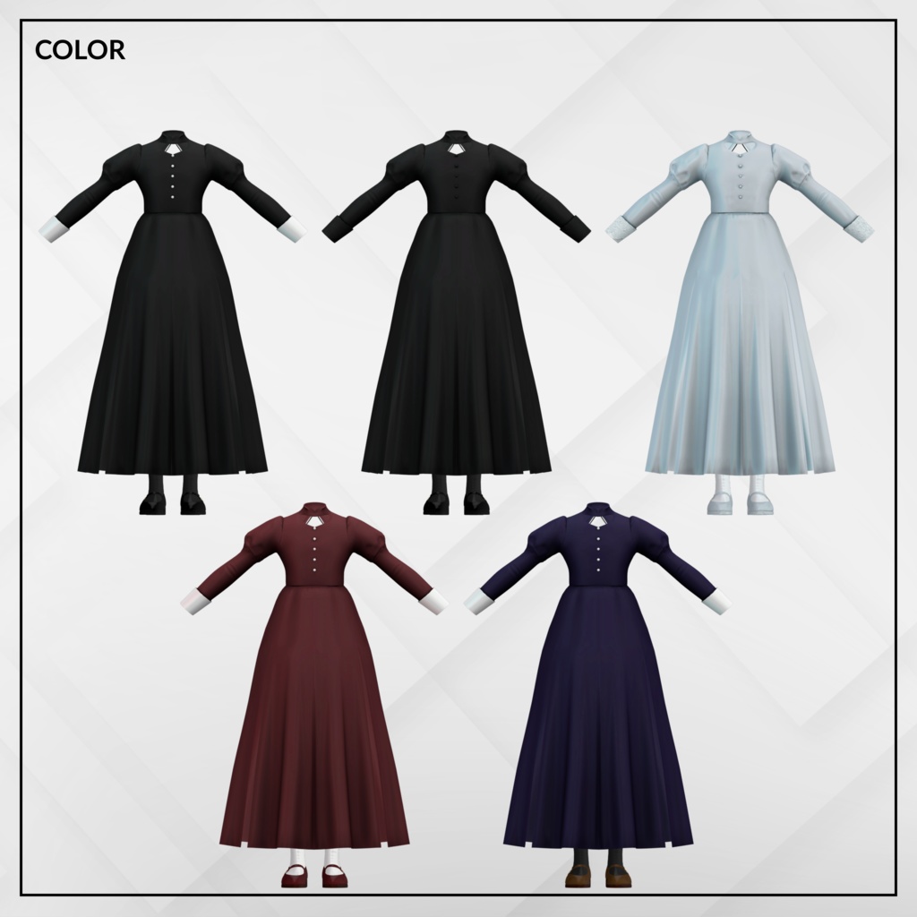 +Head / くうた対応衣装モデル Classic Maid