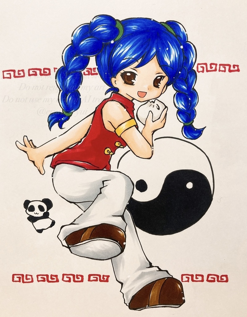 B6原画　リンリン