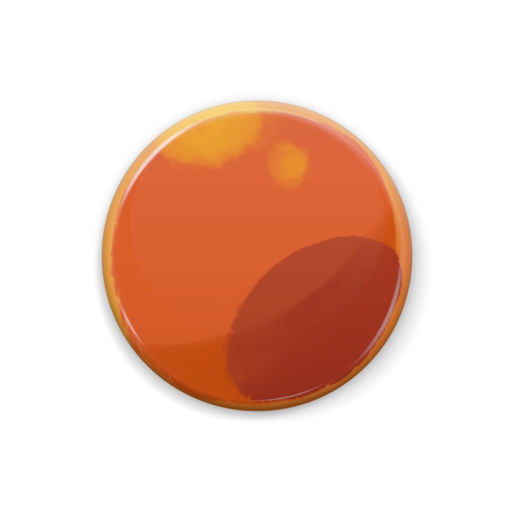 イクラのミニ缶バッジ