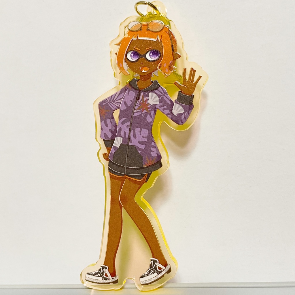 スプラトゥーン：イカガールアクキー