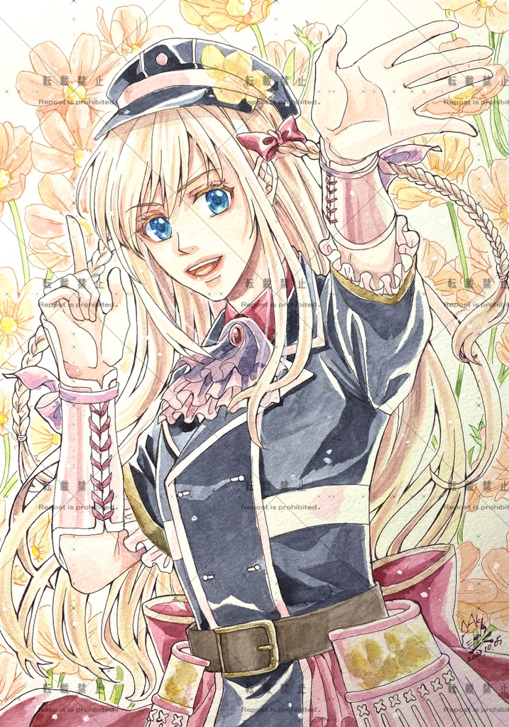 水彩イラスト原画