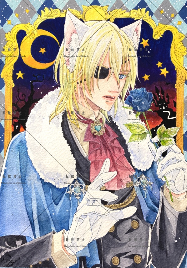 水彩イラスト原画