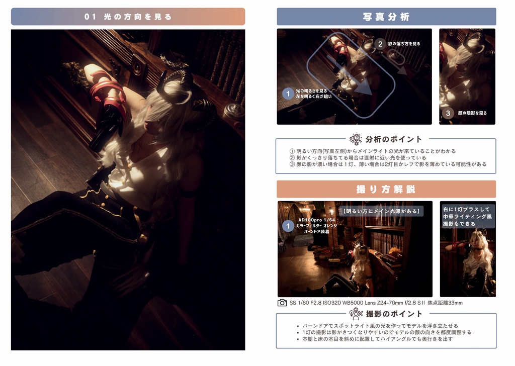コスプレ写真の分析本