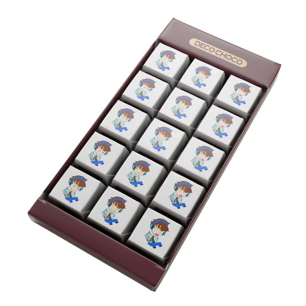 おとばグッズ DECOチョコ 15個入り