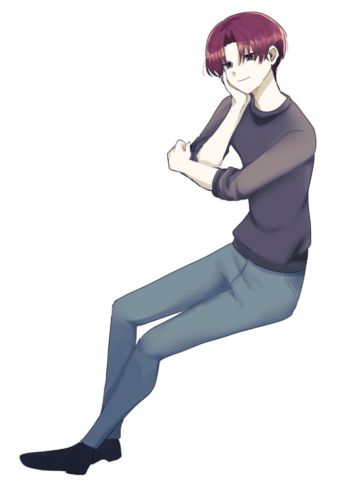 【立ち絵素材】男性全身立ち絵