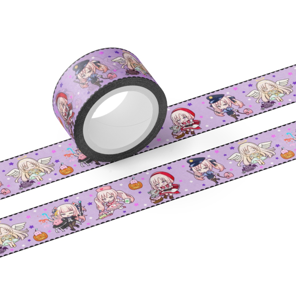 【Halloween Merch】 Happy Himeween! Masking Tape / ハッピーヒメウィーン！マスキングテープ