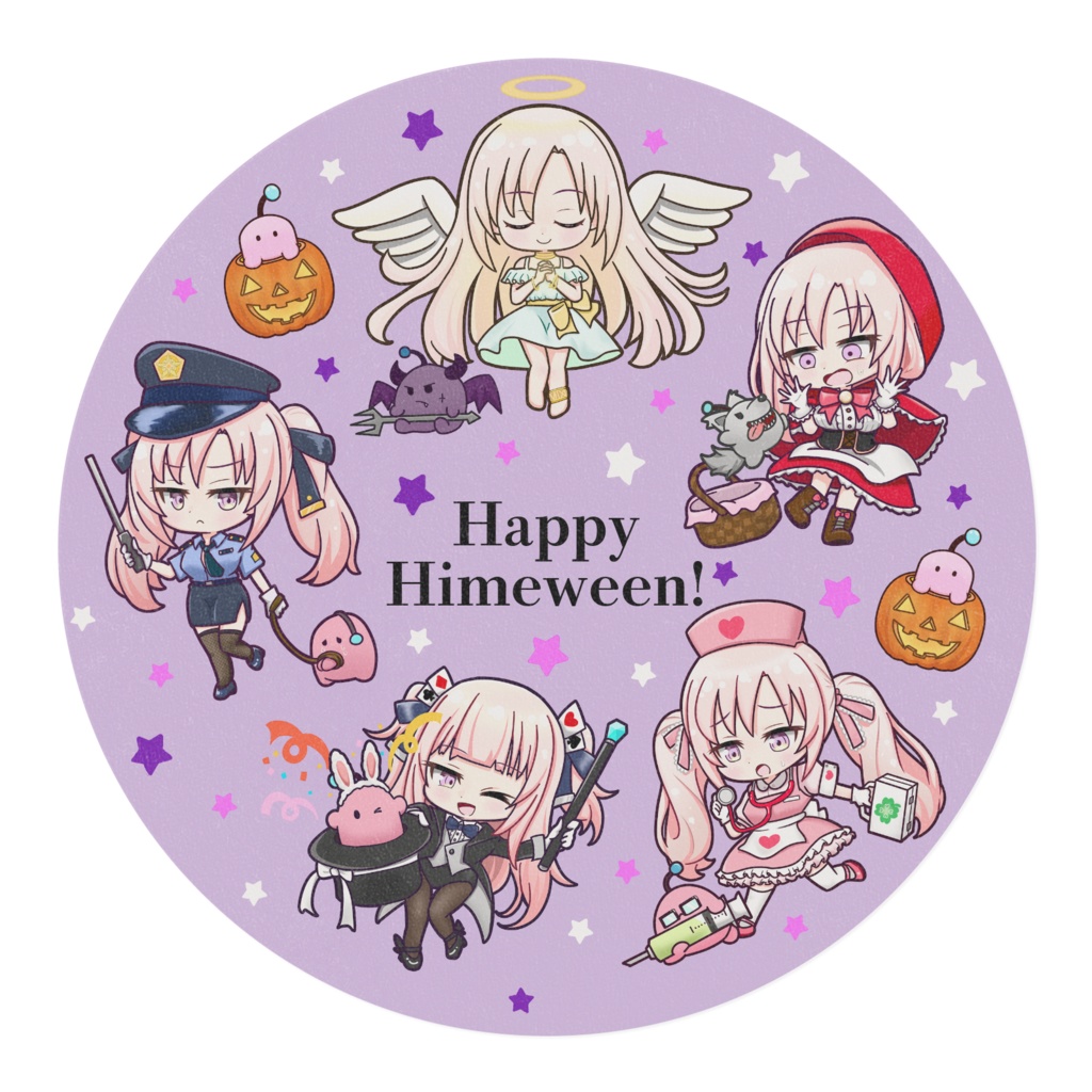 【2024 Halloween Merch】 Happy Himeween! Masking Tape / ハッピーヒメウィーン!マスキングテープ