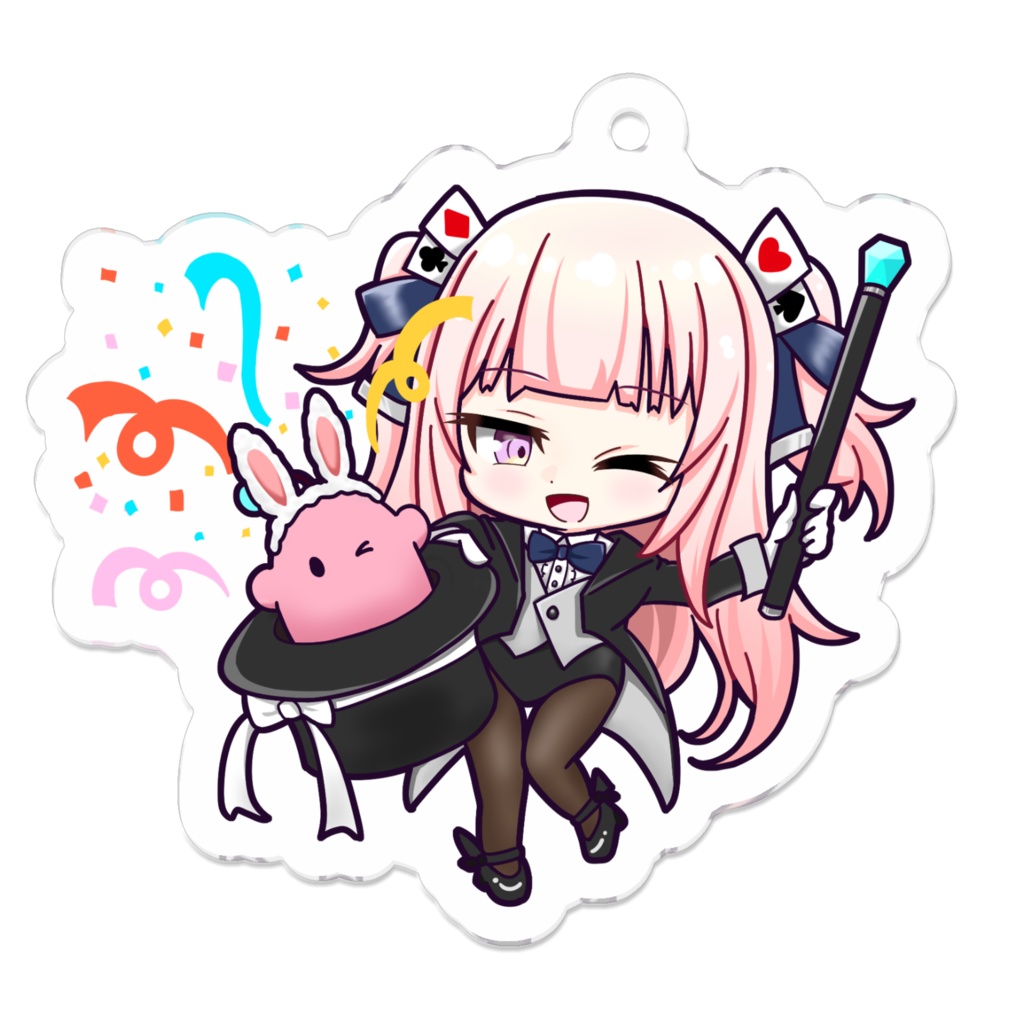 【2024 Halloween Merch】 Happy Himeween! Acrylic Keychain (Magician Iku) / ハッピーヒメウィーン!アクリルキーホルダー(マジシャンいくver.)