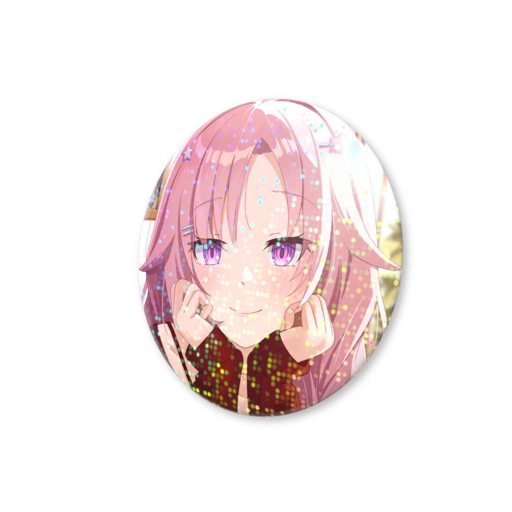 【2025 Birthday Merch】 "Autumn Palette" Holographic Can Badge / 星降いく生誕祭 2025 「オータムパレット」ホログラフィック缶バッジ
