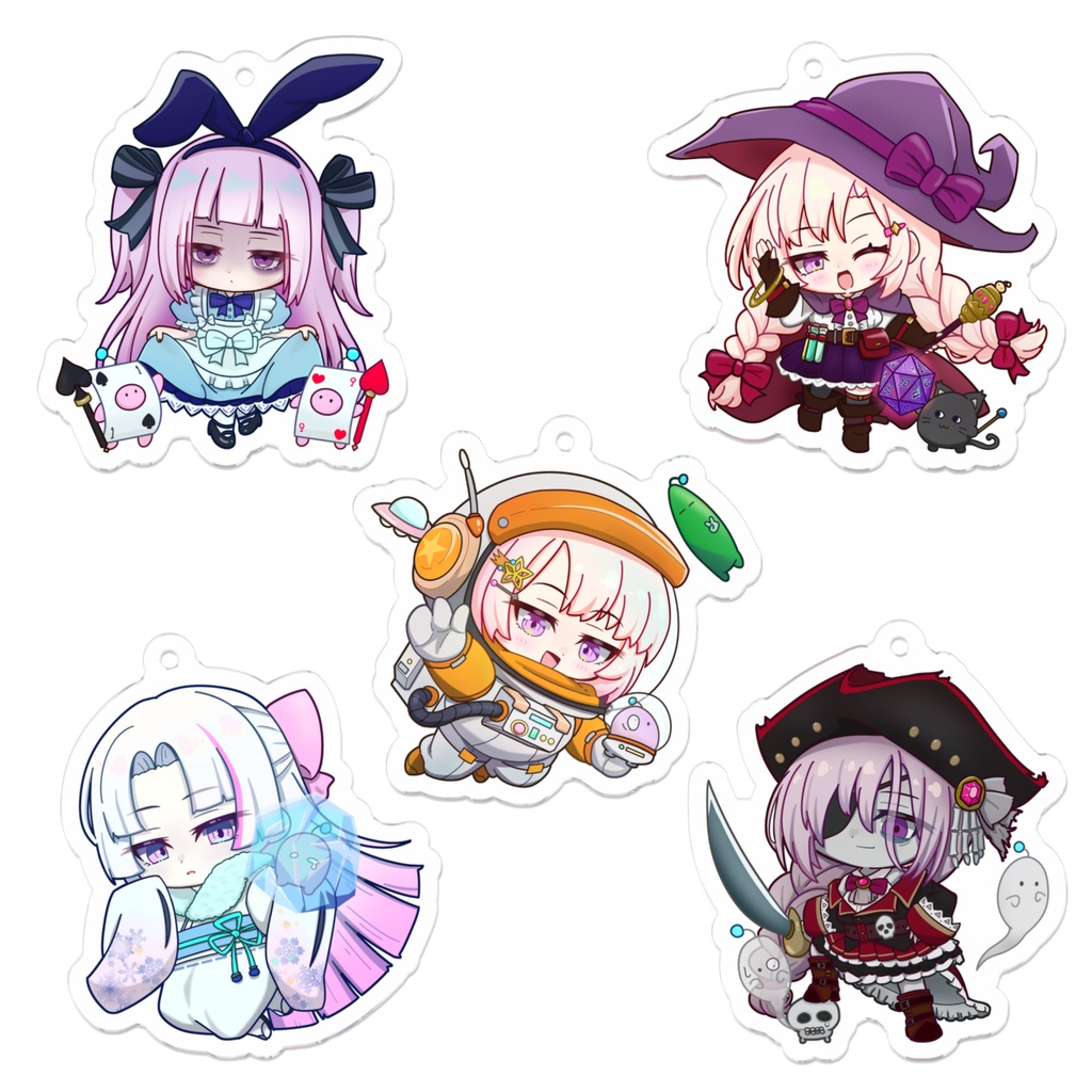 【2025 Halloween Merch】 Happy Himeween! Acrylic Keychain / ハッピーヒメウィーン!アクリルキーホルダー