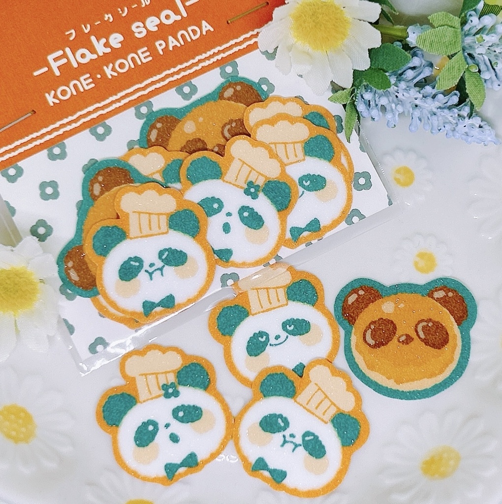 フレークシール(パンダ) -Flake seal(Panda)