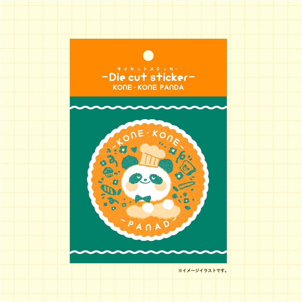 クリアステッカー(パンダ)-Clear sticker(Panda)