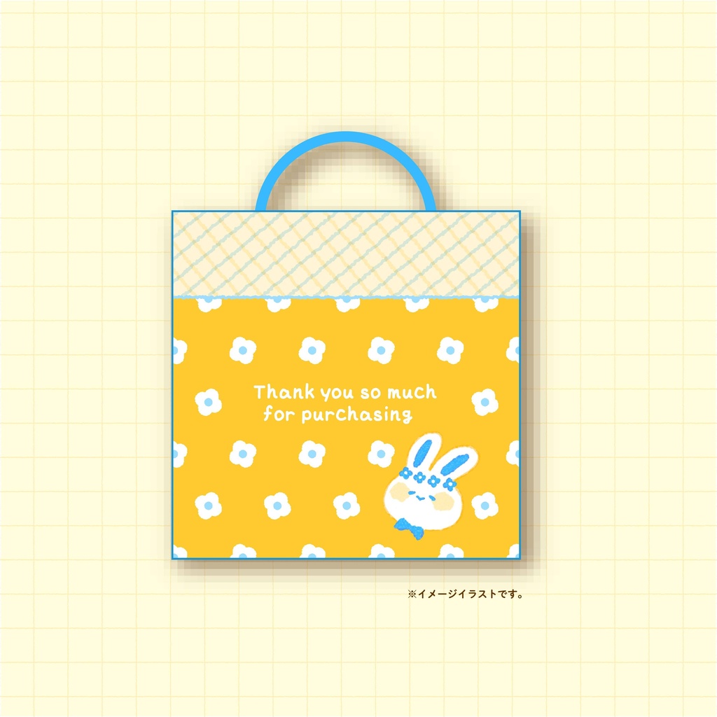 紙袋（うさぎ）-Paper bag (rabbit)