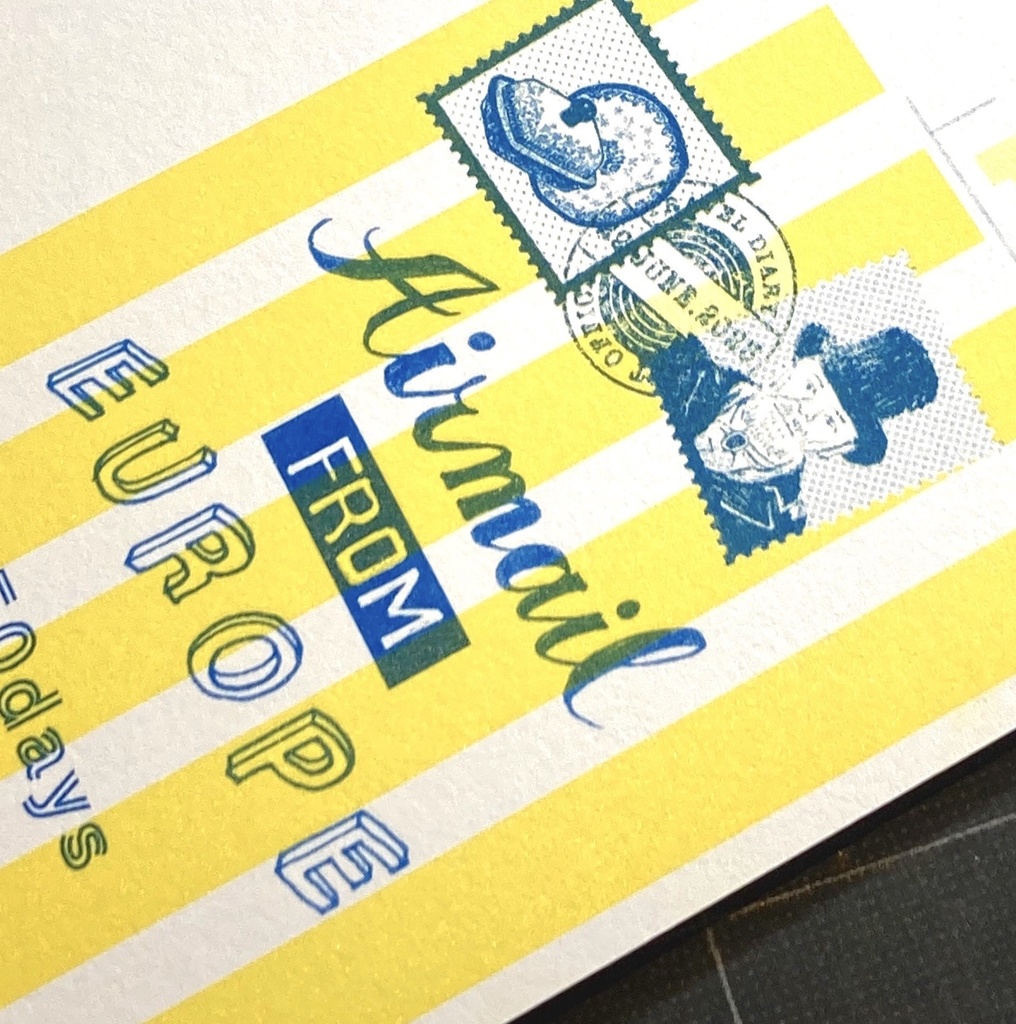 ヨーロッパからのエアメール