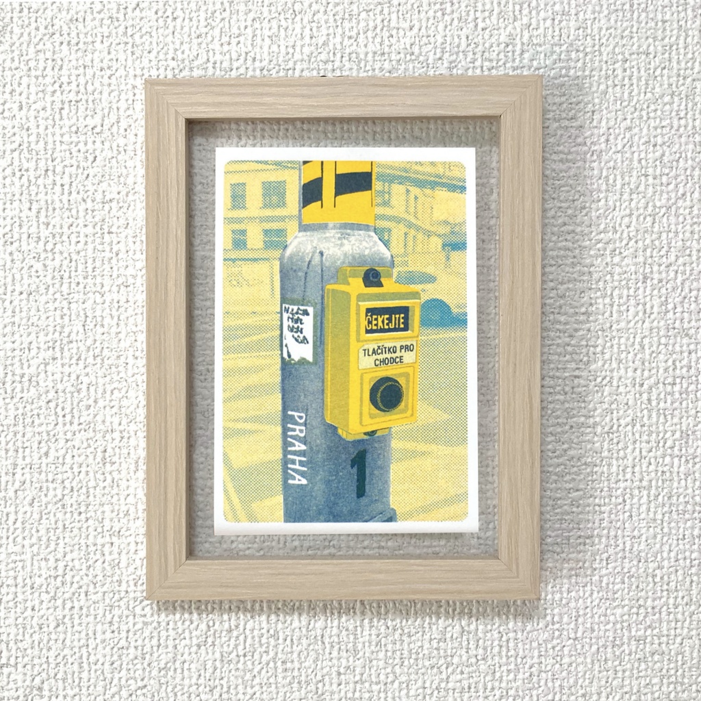 チェコの歩行者用信号ボタン