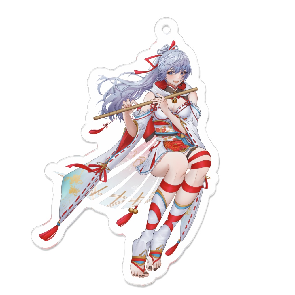 文化人的なアクリルキーホルダー