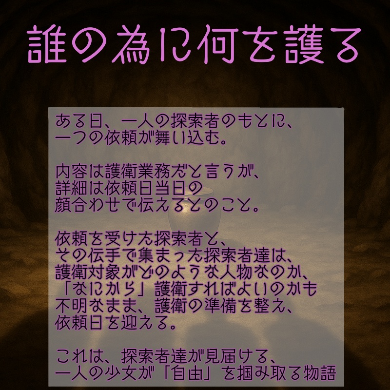 誰の為に何を護る