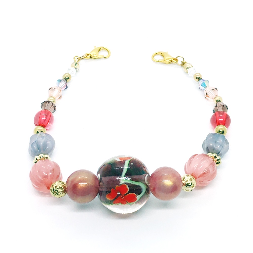 羽織り紐　紫式部