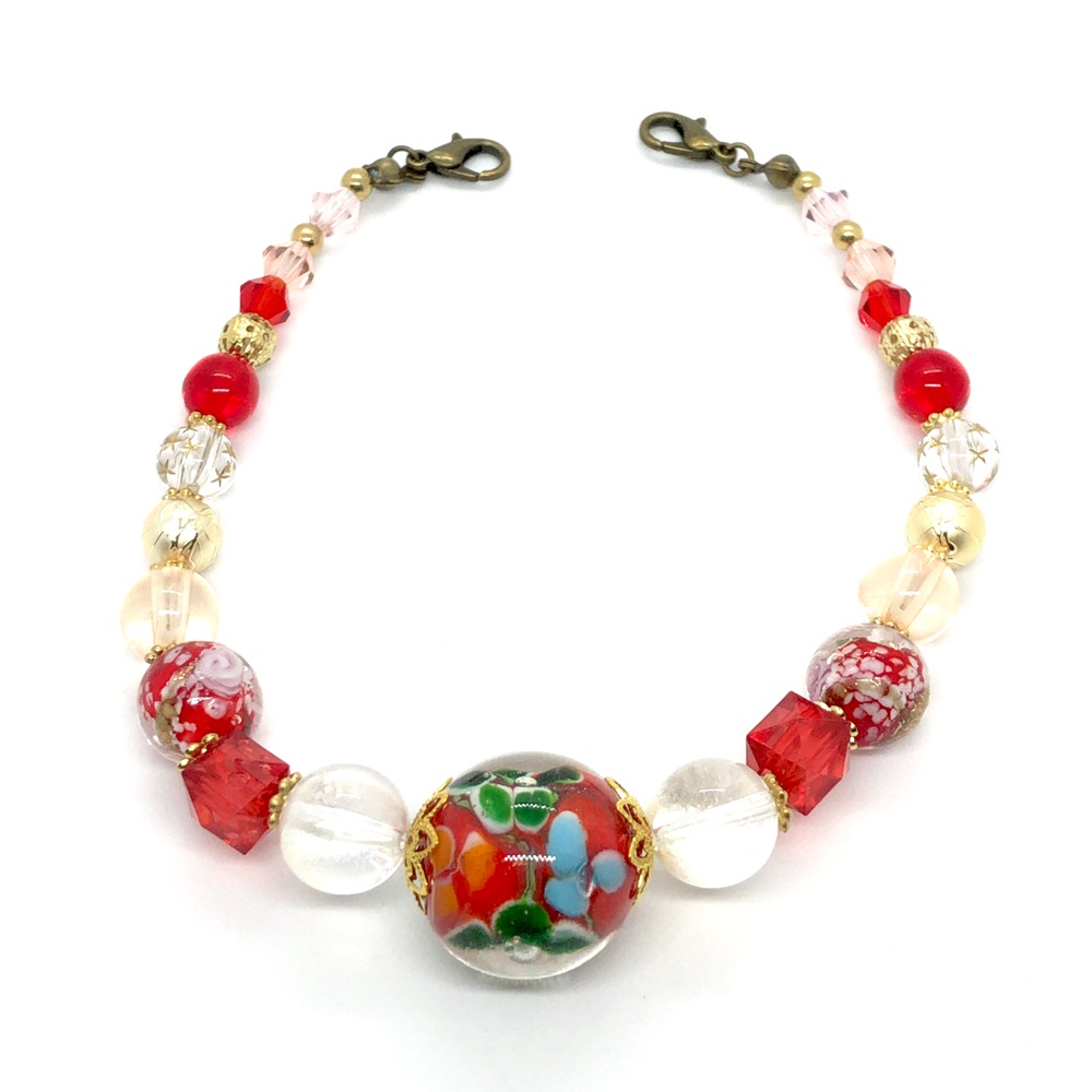 羽織り紐　唐紅