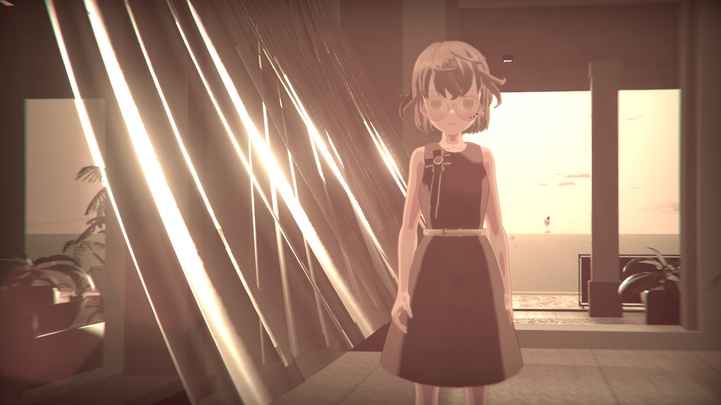 【VRChat想定】サンダーめがね⚡