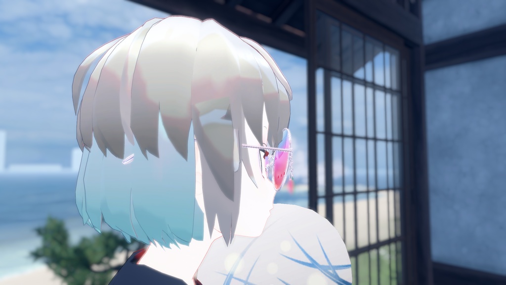 【VRChat想定】スイカめがね🍉