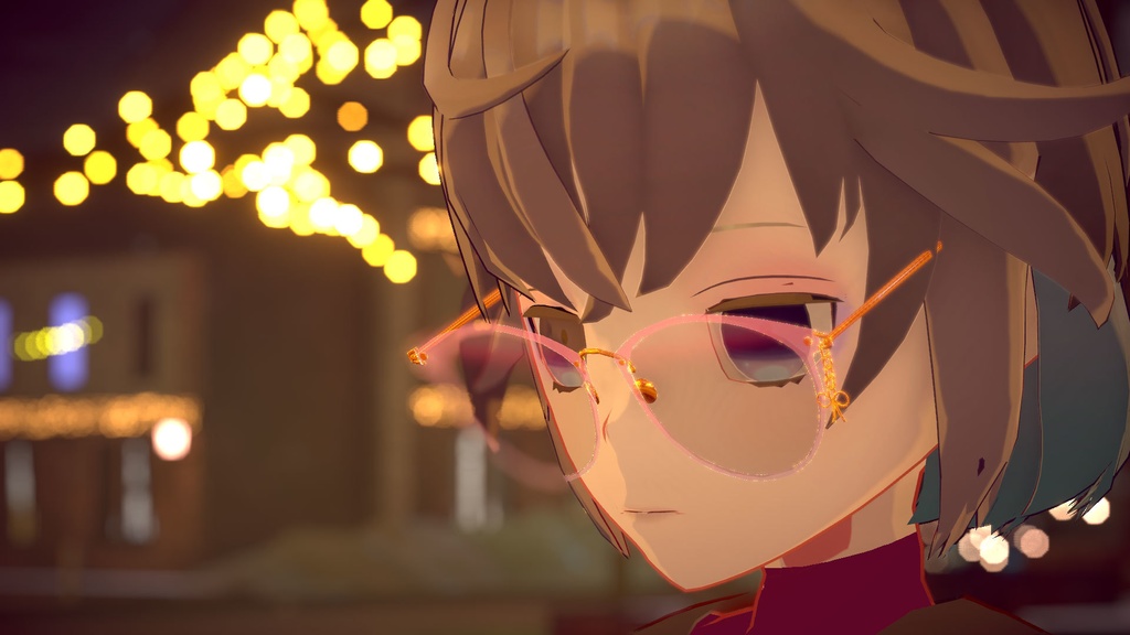 【VRC想定】冬のべっこうめがね