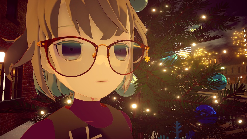 【VRC想定】冬のべっこうめがね