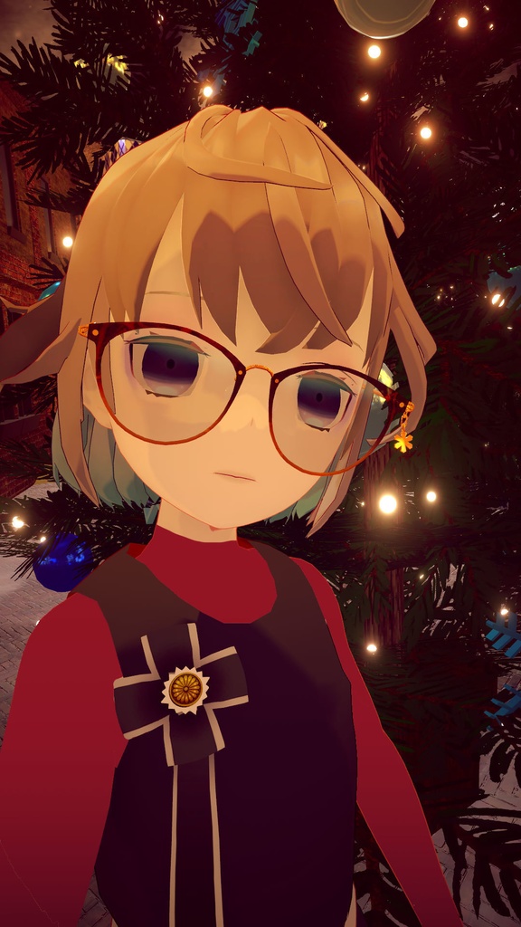 【VRC想定】冬のべっこうめがね