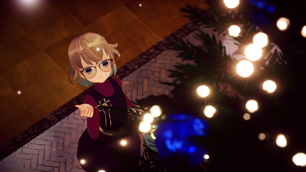 【VRC想定】冬のべっこうめがね