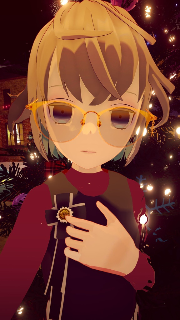 【VRC想定】冬のべっこうめがね