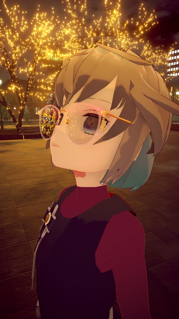 【VRC想定】冬のべっこうめがね