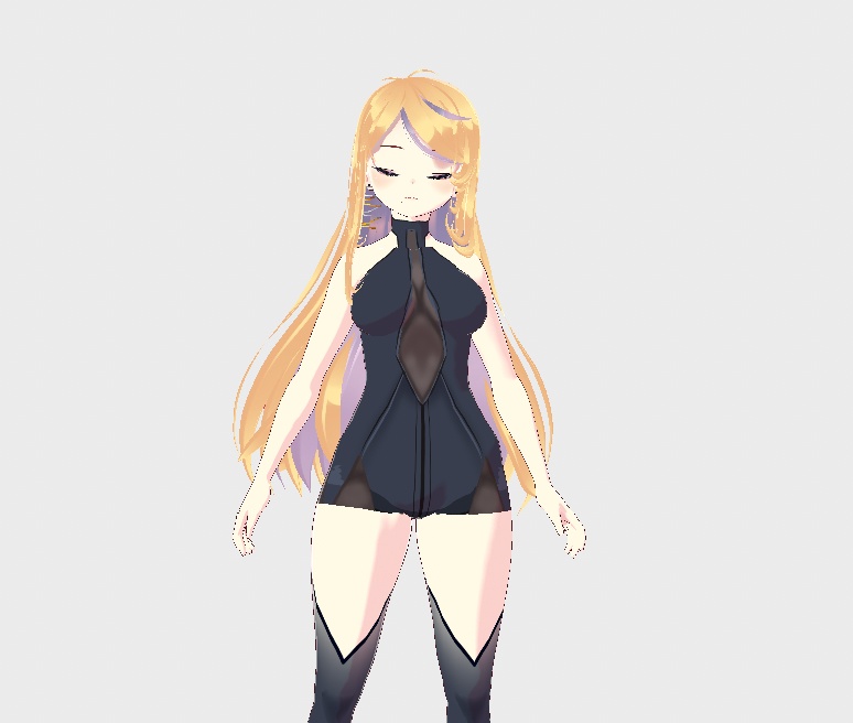 Vroid Genshin Impact Inspired body suit