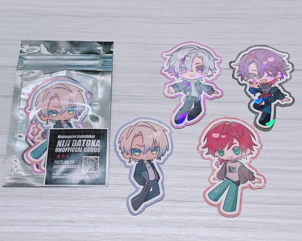 【非公式】2時だとか アクリルスタンド+ステッカー