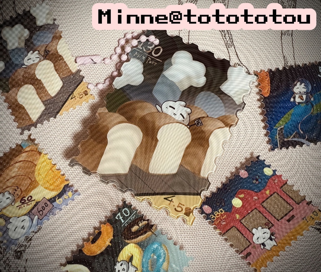 Record of me. 食パンのキーホルダー