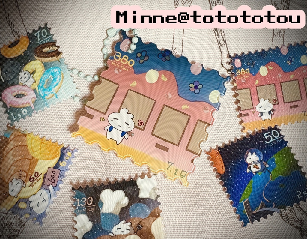 Record of me. 絵画鑑賞のキーホルダー