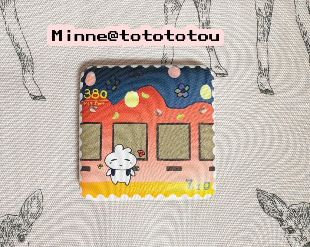 Record of me. 柔らか～い絵画鑑賞のぷにぷに缶バッジ