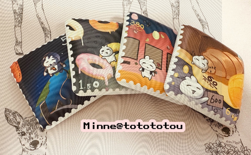 Record of me. 柔らか～いぷにぷに缶バッジセット（全四種類入り）